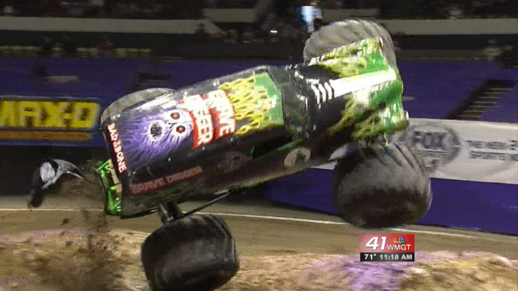 Monster Jam rumbles, smashes into Macon
