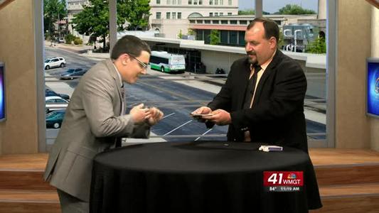 Magician dazzles viewers on 41 Today